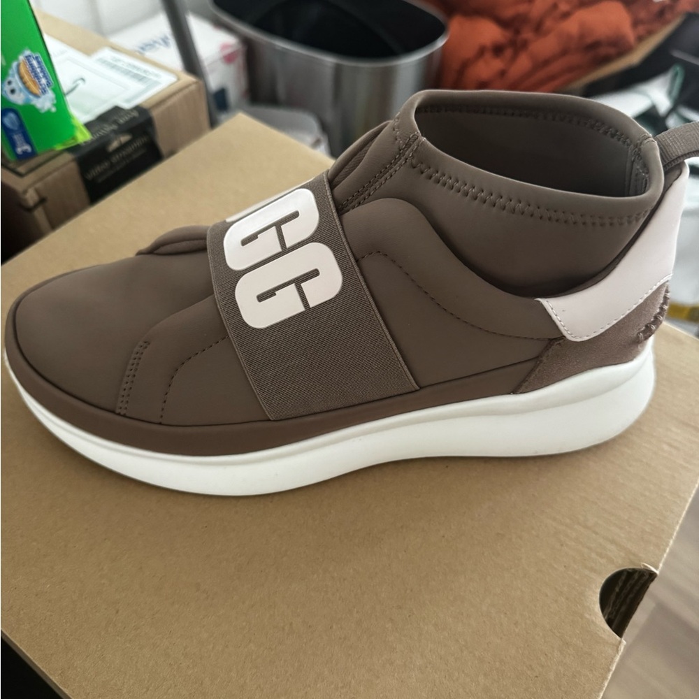 UGG Brown and White Women's Sneakers